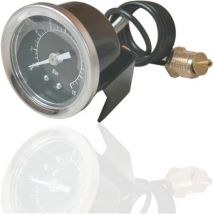 Manomètre vacuomètre raccord vertical 15x21 - cadran Ø80mm de -1 à 0bars