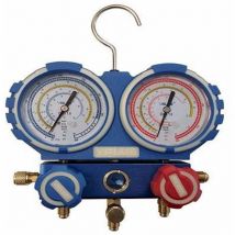 Reporshop - Manometer Analyzador 2 Roads Anticoccion 68 mm avec visière R22, R404A, R407C, R134A