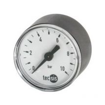 Tecsis - Manómetro, central trasero, ø nominal : 40 mm, empalme g 1/8 pulgadas, rango de visualización 0-10 bar