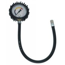 Manometro Mod. 25 – Controllo Pressione – 0-12 bar – Doppia Scala Bar/Psi – Tubo in Gomma 400 mm – ANI Officine Meccaniche