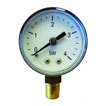 Manometro di ricambio per regolatori gpl d.45rad. m10x1 scala 0+600mbar