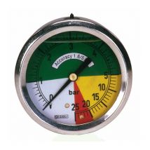 Manometro isometrico cassa inox ø 63 bar 0:5/25