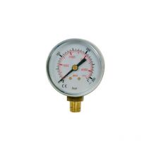 Manómetro oxígeno/acetileno 0 a 315 bar/psi Ø50 1/4'