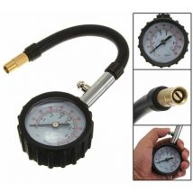 Lucky-88 - Manomètre Jauge Pression Pneu Dial Gonflage Gauge Air Tire 0-100 psi Auto Moto