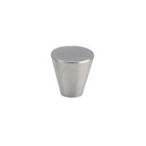 Manopola conica Ø20 x 27 mm Design Mat Acciaio inox spazzolato - DMK005.IN.20.5