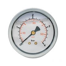 Rückseitiges Manometer im Glyzerinbad ø 63 man.post. d.63 bei gly. 60 bar