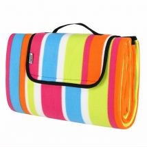 Detex - Manta de Picnic Lonita de playa con aislante térmico impermeable 2 Tamaños y varios colores 195x150cm. multicolor
