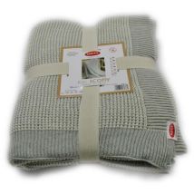 Manta Scotty 150 x 125 cm 100% algodón color vainilla – Certificado OEKO-TEX
