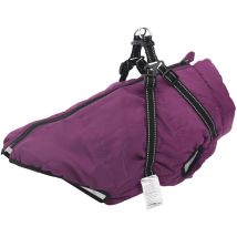 Manteau pour chiens avec harnais imperméable réfléchissant 6XL