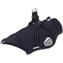 Manteau pour chiens avec harnais imperméable réfléchissant l