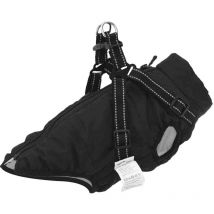 Manteau pour chiens avec harnais imperméable réfléchissant m