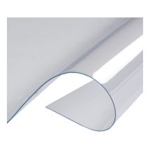 Comercial Candela - Mantel Mesa Transparente Grosor 30 Micrones 100X140CM 100% pvc Hule Paño De Mesa Protector De Mueble