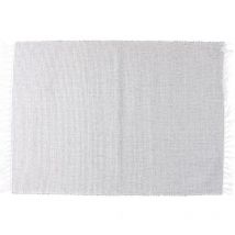 Tognana - Mantel Individual Basic Rectangular 35x50 cm en algodón Gris