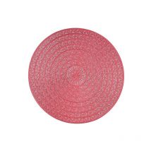 Mantel individual rojo bucle habitat - 38 cm