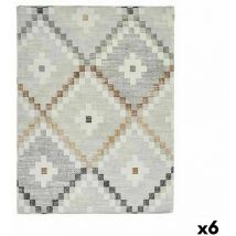 Kinvara - Mantel Loneta Antimanchas Rombos 140 x 180 cm Beige (6 Unidades)
