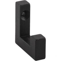 Mantelhaken Ischgl b 10 mm, h 40 mm, Schwarzstahl geölt