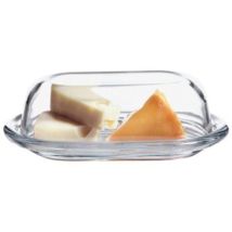 Mantequera De Cristal, Recipiente Para Mantequilla Con Tapa, Cristal Clásico