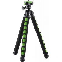 Flex Spezialstativ 1/4 Zoll Arbeitshoehe 10 - 27 cm Grün Fuer Smartphones und (21401) - Mantona
