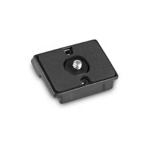 Scout - Schnellspanner Aluminium Stativschuh (1/4' Gewinde), Schwarz - Mantona