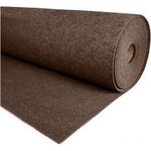 Mugar - Alfombra Marrón para Eventos. Metro Lineal (Ancho 1m)