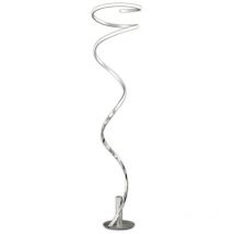 Mantra - Inspired Helix - Stehlampe 180cm, 42W led, 3000K, 3360lm, Silber & Chrom