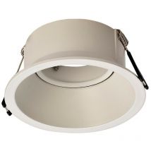 Inspired Mantra Fusion Comfort GU10 Comfort 9,6 cm rundes Downlight GU10, Mattweiß, Ausschnitt: 85 mm, Lampenfassung im Lieferumfang enthalten