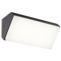 Mantra - Inspired Solden Horizontale Wandleuchte, 9 w led, 3000 k, 773 lm, IP65, Dunkelgrau, 3 Jahre Garantie