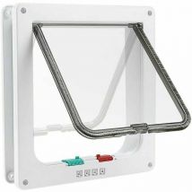 Swyeoot - Manual Cat Flaps and Doors, 4 Position Cat Flap, Tunnel Cat Flap Cover, Dog Cat Flap, Cat Door with Lock, Small Animal Cat Flaps, Cat Mate