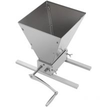 Manual Malt Mill Crusher Barley Grain Grinder Molinillo de cereales para cerveza casera, con 2 rodillos de acero inoxidable
