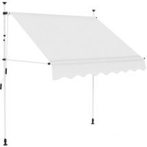 Sweiko - Manual Retractable Awning 150 cm Cream VDTD05588