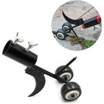 Manual Weeder with Wheels, 2 in 1 Portable Pull Weed Catcher, Portable Garden Weeder, Garden Razor with Wheels for Garden Paths
