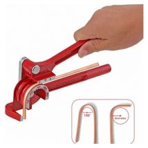Csparkv - Manueller 3-in-1-Rohrbieger, Größe 1/4, 5/16, 3/8, 180-Grad-Hebeltyp, robuste Biegung aus Kupfer, Messing, Aluminium und weichem Metall für
