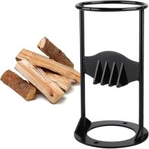 Manueller Holzspalter – Holzspalter – Holzhäcksler – Kohlenstoffstahl – Für Haus Und Garten – 10,7 X 10,7 X 19,2 Cm