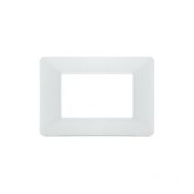 Mapam joy technopolymer platte 4 module kompatibel mit bticino matix weiß - m8004-01