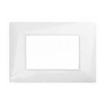 Joy plate 3 module kompatibel mit bticino matix am4803bbn weiß - m8003-01