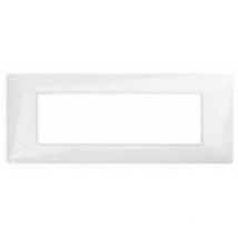 Technopolymer platte joy kompatibel bticino matix 6 module weiß - m8007-01