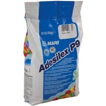 Mapei - Adesilex 95 Klebemörtel für Fliesen mit hoher Haftung ohne vertikales Abrutschen 5 kg, Weiß (ADESILEXP95B)