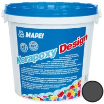 Mapei Kerapoxy Design Mortero epoxi decorativo, resistente a los ácidos, para juntas de mosaicos, piscinas y más, Antracita (MAP