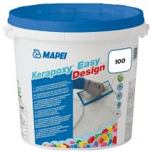 Mapei - Kerapoxy Easy Design Mortero epoxi bicomponente, decorativo, antiácido y antimoho para suelos y paredes (MAPXED3100)