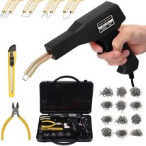 Ineasicer - Máquina de soldadura de plástico de 150 w, pistola de soldadura con 800 grapadoras calientes, kit de reparación de parachoques de coche,