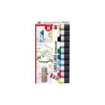 Marabu - 180500009882 - lot de 10 bougies de 25 ml, couleur crémeuse à base d'eau, résistant à la lumière, sans odeur, résistant a