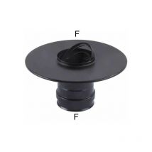 Rosone Inox 8 Guarnizione Nero Pellet 300 Maral