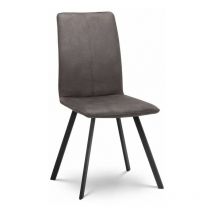 Maralyn Fabric Chair Charcoal Grey - charcoal grey