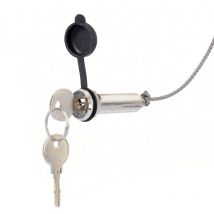 Marantec - Special 306 - Sblocco di emergenza per porte sezionali, 13 mm, per sblocco meccanico dalla porta del garage, colore: Argento