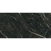 Carrelage sol / mur effet marbre gris anthracite mate 60x120 cm marblelous Wailea r
