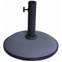 Marbueno - Base Parasol Ronde 36x29,5 cm 11KG Gris Jardin, Piscine, Terrasse 10442