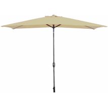 Parasol Marbueno – 200 x 300 cm – Droit – Acier robuste, Polyester résistant aux UV – Jardin, Terrasse, Piscine
