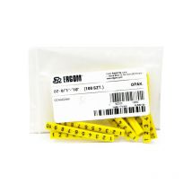 Marcador de cables OZ-0 1-10 amarillo 100uds