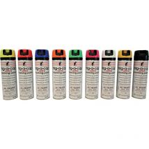 Ampere - Espray para marcar obras t-a-c extra 500ml amarillo fluo (por 12)