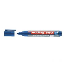 Edding - Marcador para pizarra blanca 360 azul line-B.1.5-3mm punta redonda (Por 10)